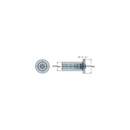 VL80-NC3 Cylindrical Shank With Flats To VL Adaptor thumbnail-0