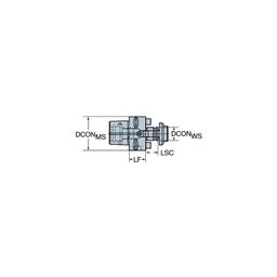 C6-391.05 Coromant CaptoⓇ To Arbor Adaptor thumbnail-0