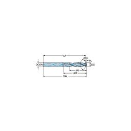 863.1 CoroDrillⓇ 863 Solid Carbide Drill Grade N H10F thumbnail-0