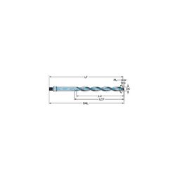 863.1 CoroDrillⓇ 863 Solid Carbide Drill With Threaded Coupling Grade OS H10F thumbnail-0