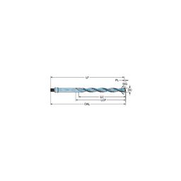 863.1 CoroDrillⓇ 863 Solid Carbide Drill With Threaded Coupling Grade MS H10F thumbnail-0