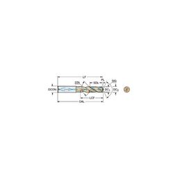 860.2 CoroDrillⓇ 860 Solid Carbide Step And Chamfer Drill With Internal Coolant Grade MM 2214
 thumbnail-0