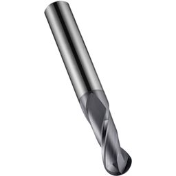 Series S501 Carbide 2 Flute Ball Nosed Short Series Slot Drill - X-Ceed Coated - Metric  thumbnail-0