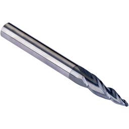 Carbide AlCrN Barrel-Shaped End Mill - TANGENTIAL RAD
 thumbnail-1