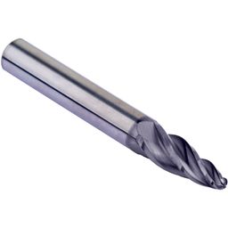 Carbide AlCrN Barrel-Shaped End Mill - TANGENTIAL RAD
 thumbnail-3