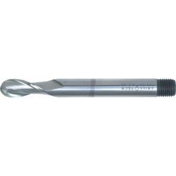 Series 40 HSS-Co 2 Flute Threaded Shank Long Series Ball Nosed Slot Drills  - Uncoated - Metric thumbnail-0