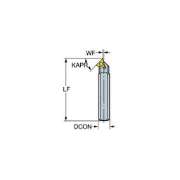 R142.0 CoroTurnⓇ 107 Cartridge For Turning
 thumbnail-0