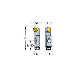 SRSCL/R CoroTurnⓇ 107 Cartridge For Turning thumbnail-0