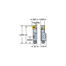 SSKCL/R CoroTurnⓇ 107 Cartridge For Turning thumbnail-0