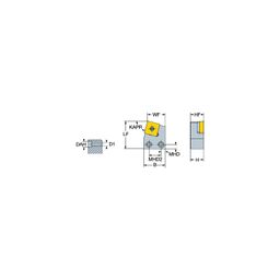 SSRCL/R CoroTurnⓇ 107 Cartridge For Turning  thumbnail-0