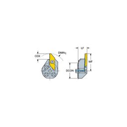 570-25L/R SMAL3 CoroCutⓇ XS Head For Grooving thumbnail-0