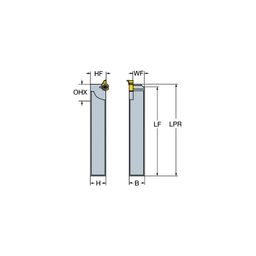 MB-G Rectangular Shank To CoroCutⓇ MB Adaptor
 thumbnail-0