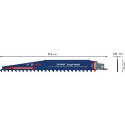 Expert Tough Wood Reciprocating Saw Blades thumbnail-1