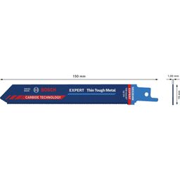 Expert Thin Tough Metal Reciprocating Saw Blades thumbnail-3