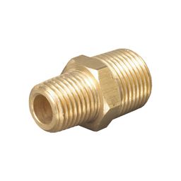 Brass Adaptors- Hexagon Nipple - BSPT thumbnail-0