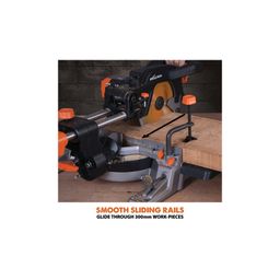 R255SMS+ 255mm Multi-Material Sliding Mitre Saw (230V or 110V) thumbnail-1