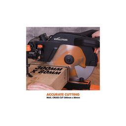 R255SMS+ 255mm Multi-Material Sliding Mitre Saw (230V or 110V) thumbnail-3