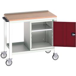 Verso Mobile Welded Benches With Cupboard thumbnail-0