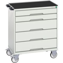 Verso Mobile 5 Drawer Cabinets With Top Tray & Mat thumbnail-0