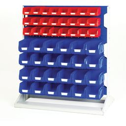 Single Sided Louvre Panel Racks With Bin Kits thumbnail-0