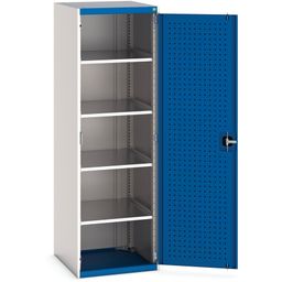 Cubio SMF-6620-1.1 Cupboards With Perfo Doors & 4 Shelves thumbnail-0