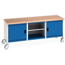 Cubio KWR 1578 Mobile Storage Bench  thumbnail-1