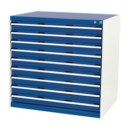 Heavy Duty Drawer Cabinets, Cubio, Blue thumbnail-4