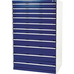 Heavy Duty Drawer Cabinets, Cubio, Blue thumbnail-2