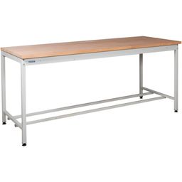 Square Tube Workbenches - Solid Beech Worktop  thumbnail-0