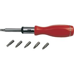 1/4in. Hex 6-in-1 Magnetic Screwdriver Bit Sets, 7 Pieces thumbnail-0