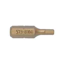 TiN Coated Screwdriver Bits: 1/4" Hex Bits - Hex thumbnail-2