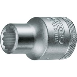 1/2" BI-HEX Socket - D19 - Metric thumbnail-0