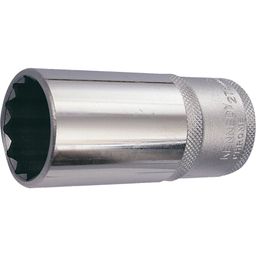 Bi-Hexagon Deep Sockets, Metric, 1/2" thumbnail-1