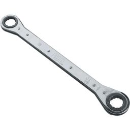 Metric Double End Ring Ratchet Spanners, Chrome Vanadium Steel, Reversible, 6 Points thumbnail-0