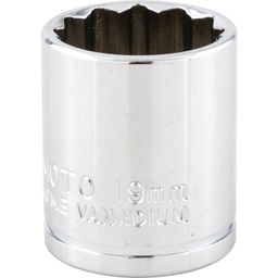 3/8in. Square Drive Bi-Hexagon Standard Length Sockets, Metric thumbnail-2