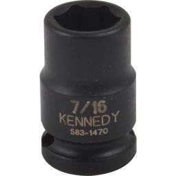 Chrome Molybdenum Impact Sockets: 3/8" Drive Inch Size, Standard Length, 6-Point thumbnail-0