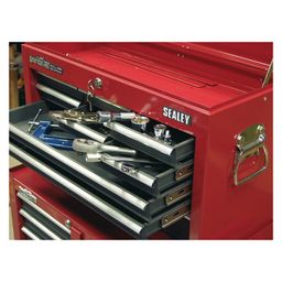 Topchest Drawer Tool Chests, Red and Grey thumbnail-1