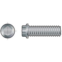 Self Locking Hex Head Bolt with Flange, Metric - Steel - Grade 90/100 - BZP (Bright Zinc Plated) - DIN 6921 thumbnail-0