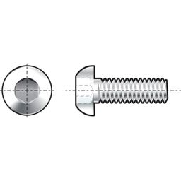 Socket Head Button Screw, Metric, M10 thumbnail-0