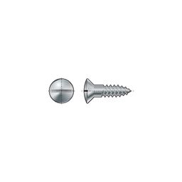 Woodscrew, Self Tapping - Brass - Grade Cu2/Cu3 - Raised Countersunk Head - DIN 95 thumbnail-0