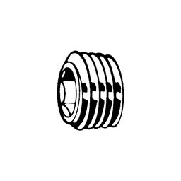 Hexagon Socket Pipe Plug - Metric Fine - A2 Stainless Steel -External Tapered Screw Thread - DIN 906 thumbnail-0