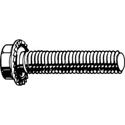 Self Locking Hex Head Bolt with Flange, Metric - Steel - Grade 90/100 - ZN (Zinc Flake) - DIN 6921 thumbnail-3