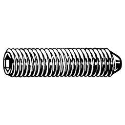 Socket Set Screw, Metric - A2 Stainless - Grade 70 - Cone Point - DIN 914 thumbnail-1