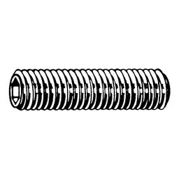 Socket Set Screw, Metric - A2 Stainless - Grade 70 - Flat Point - DIN 913 thumbnail-1