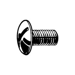 Machine Screw, Metric - A2 Stainless - Slotted Mushroom Head - NF E25 - 129 thumbnail-1