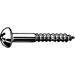 Woodscrew, Self Tapping -A2 Stainless - Pozi -Round Head - DIN7996-Z thumbnail-0