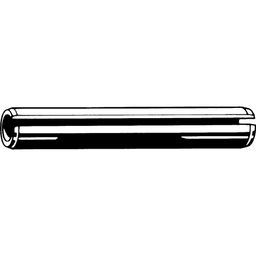 Spring Type Slotted Straight Pin - Metric - Steel - Standard (Self - Colour) - Light Duty - DIN 7346  thumbnail-1