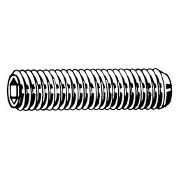 Socket Set Screw, Metric Fine - Steel - Grade 14.9 - Cup Point - DIN 916 thumbnail-2