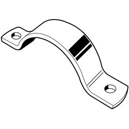 Pipe Clamp, Metric - Steel - Full Pipe Clamps  thumbnail-0