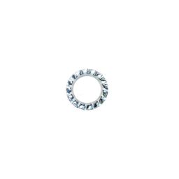 Serrated Lock Washer - Metric - Spring Steel HV10 - BZP - External Teeth -  DIN 6798A thumbnail-2